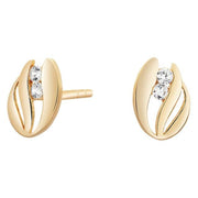 8kt. guldørestikker m/cz - Urma.dk