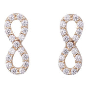 8kt. guldørestikker uendelighedstegn m/cz - Urma.dk