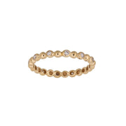 8kt. guldring kugler m/cz - Urma.dk