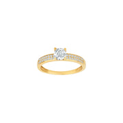 8kt. guldring m/cz - Urma.dk