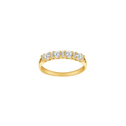 8kt. guldring m/cz - Urma.dk