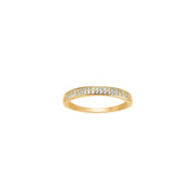 8kt. guldring m/cz - Urma.dk