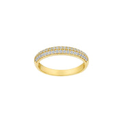 8kt. guldring m/cz - Urma.dk