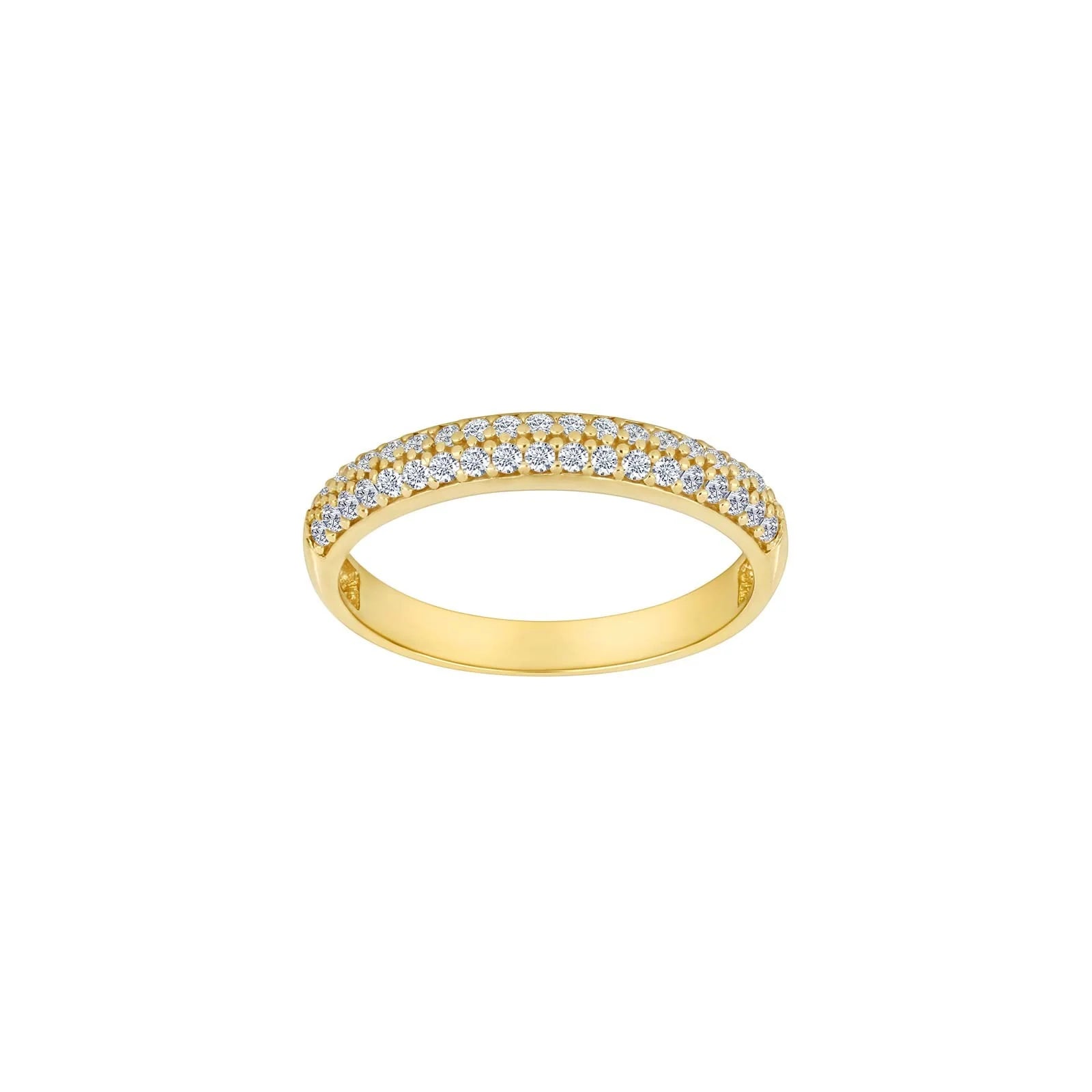 8kt. guldring m/cz - Urma.dk