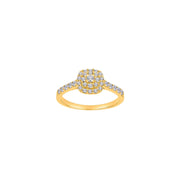8kt. guldring m/cz - Urma.dk