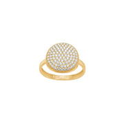 8kt. guldring m/cz - Urma.dk