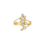 8kt. guldring m/cz - Urma.dk
