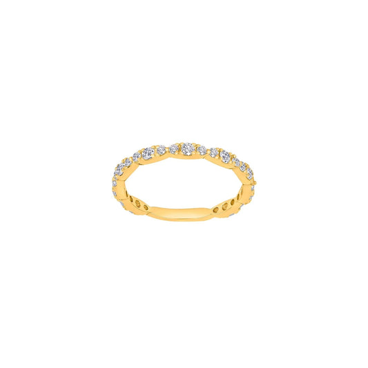 8kt. guldring m/cz - Urma.dk