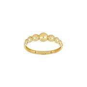 8kt. guldring m/kugler - Urma.dk
