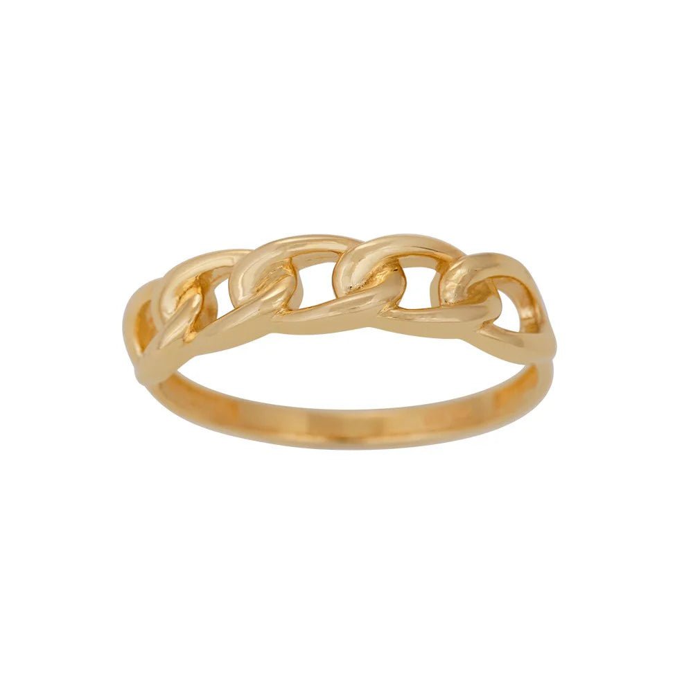 8kt. guldring panser - Urma.dk