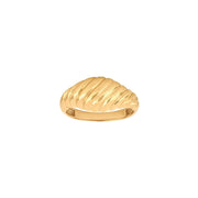 8kt. guldring snoet - Urma.dk