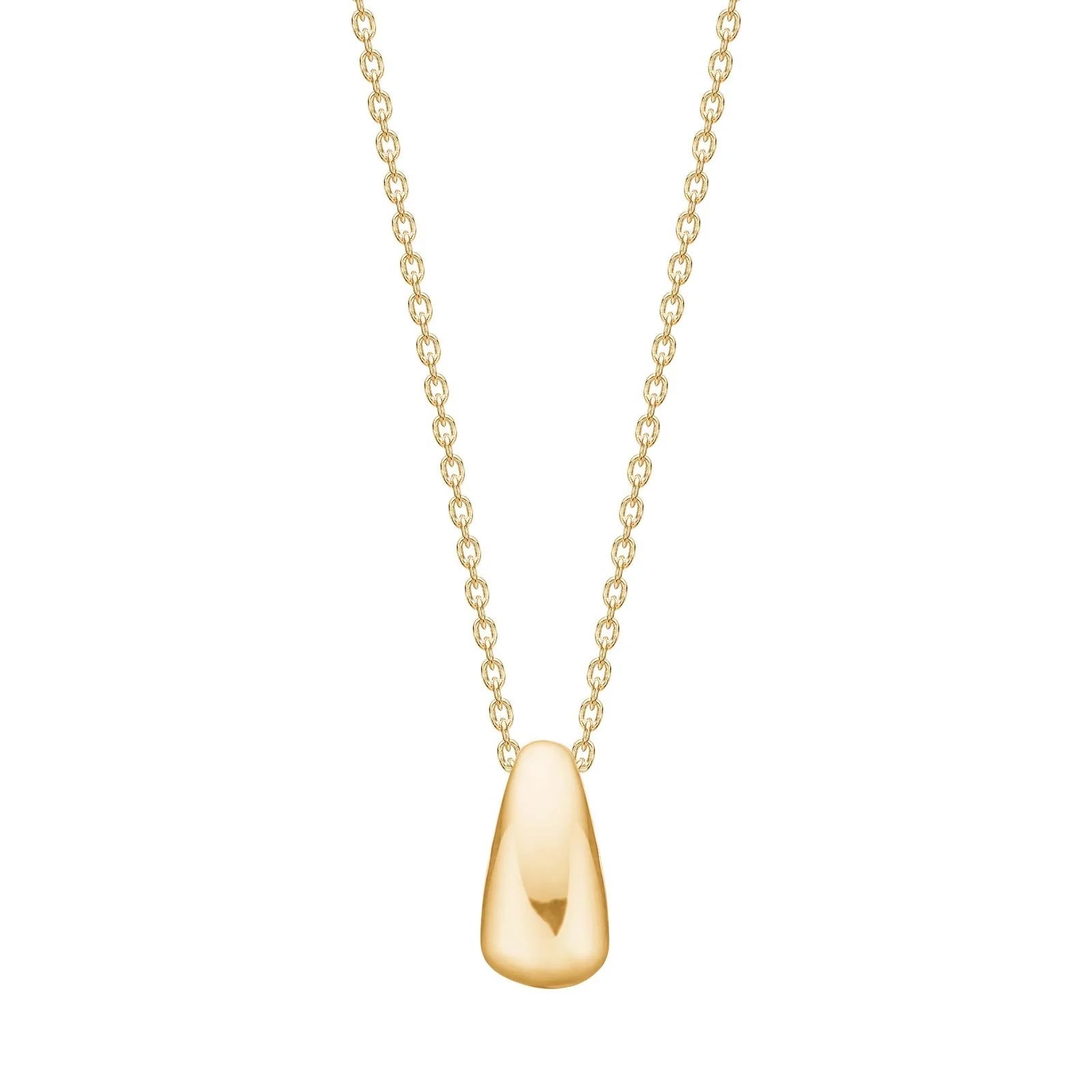 8kt. guldvedhæng inkl. forg. kæde - Urma.dk