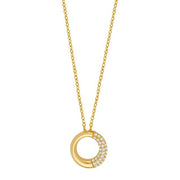 8kt. guldvedhæng m.cz inkl. forg. kæde - Urma.dk