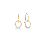 8KT ØREHÆNGER M/SY.ZIRCONIA
