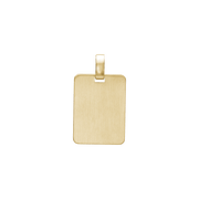 8KT VEDH. GRAVØRPLADE 15,5 x 21 mm