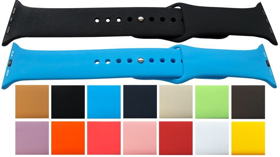 Sort læderrem til iWatch - 42 mm