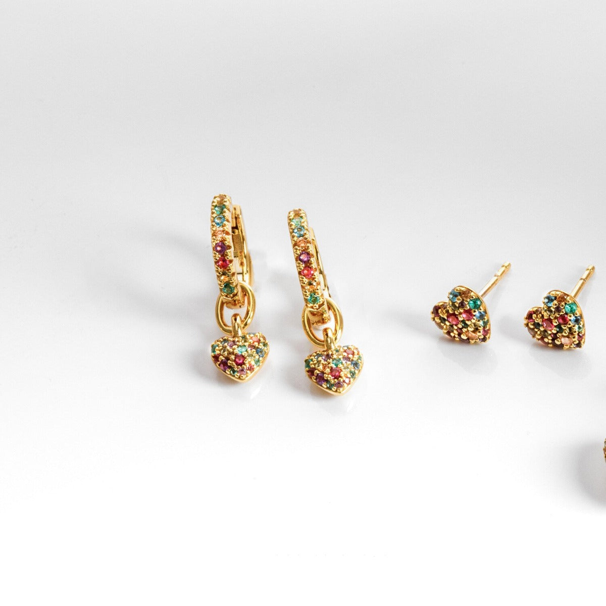 Sif Øreringe Caro Creolo Regnbue SJ-E72352-XCZ-YG