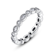 Sølv ring med zirconia