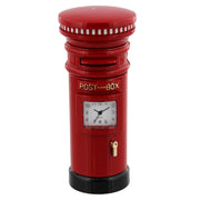 Miniature postkasse med ur