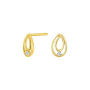 9kt. Guld ørestikker m/cz - Urma.dk