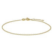 9kt. guldankelkæde anker - Urma.dk