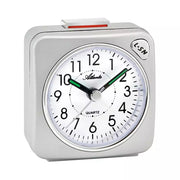 Atlanta vækkeur kompakt med lydløs sekund viser - 6 x 6 cm