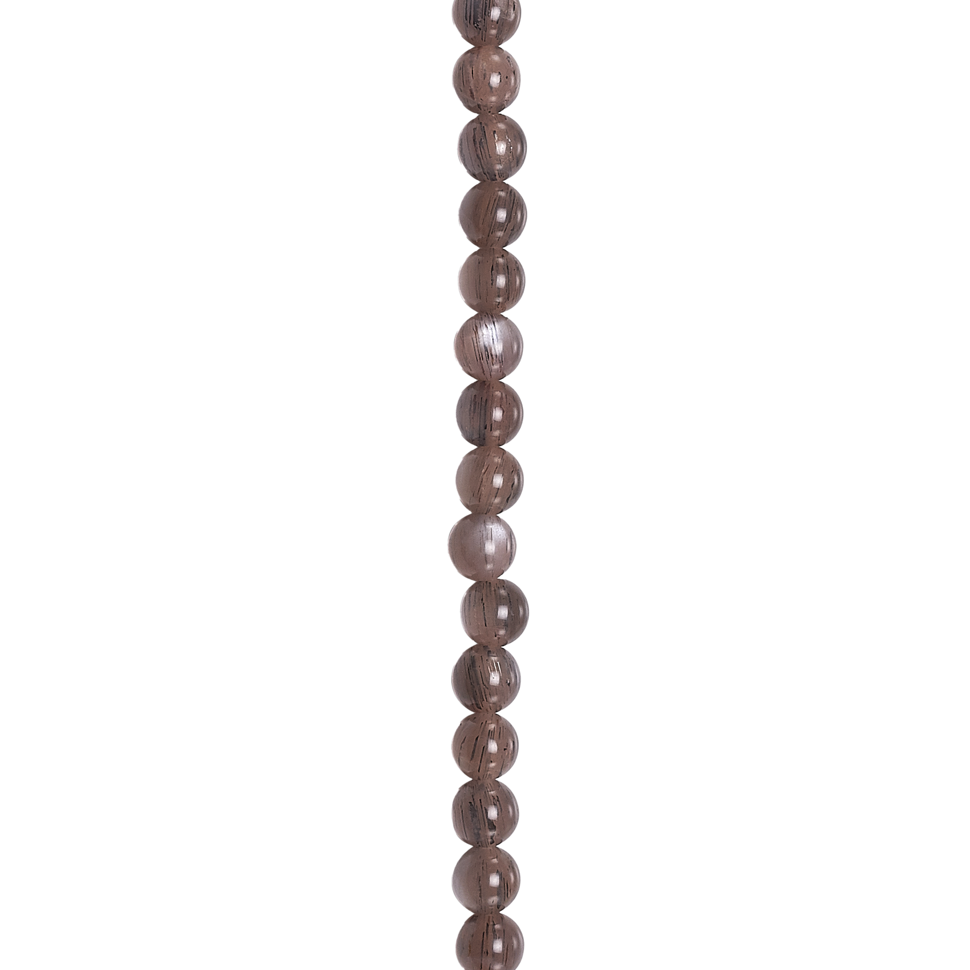 BRUN MÅNESTEN COLLIER 45CM