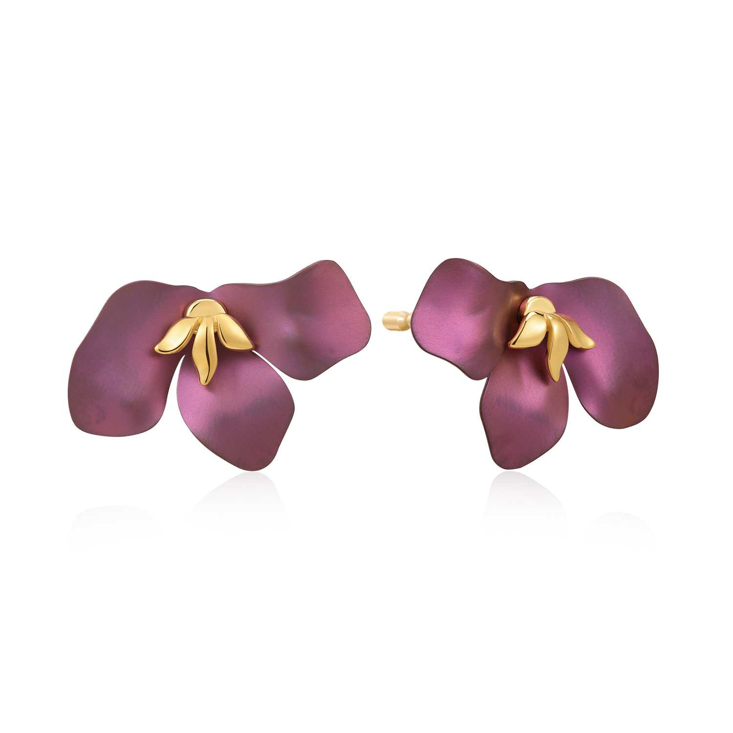 Sølvforgyldt ørestikker F10165162