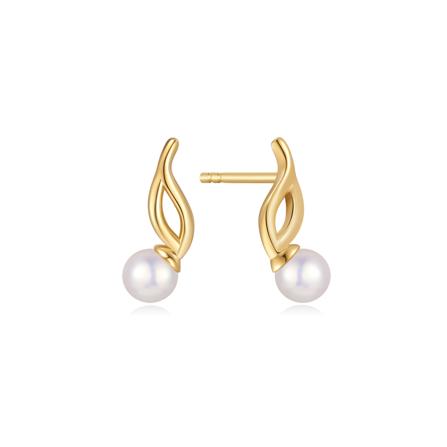 Sølvforgyldt ørestikker F10239196