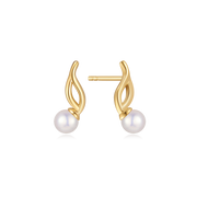 Sølvforgyldt ørestikker F10239196