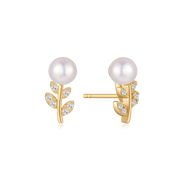 Sølvforgyldt ørestikker F10239197