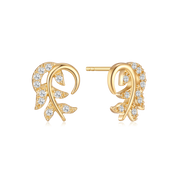 Sølvforgyldt ørestikker F10239209