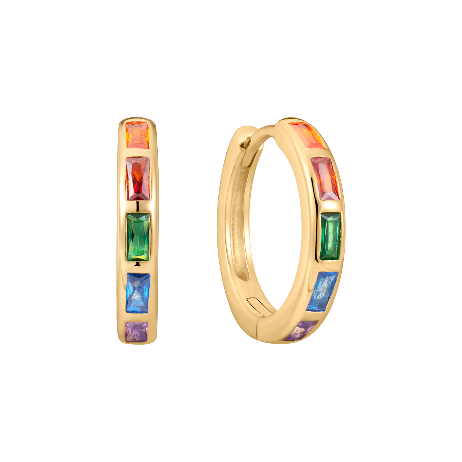 Sølvforgyldt creoler F10249311