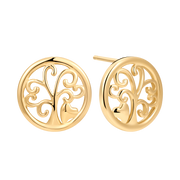 Sølvforgyldt ørestikker F10249314