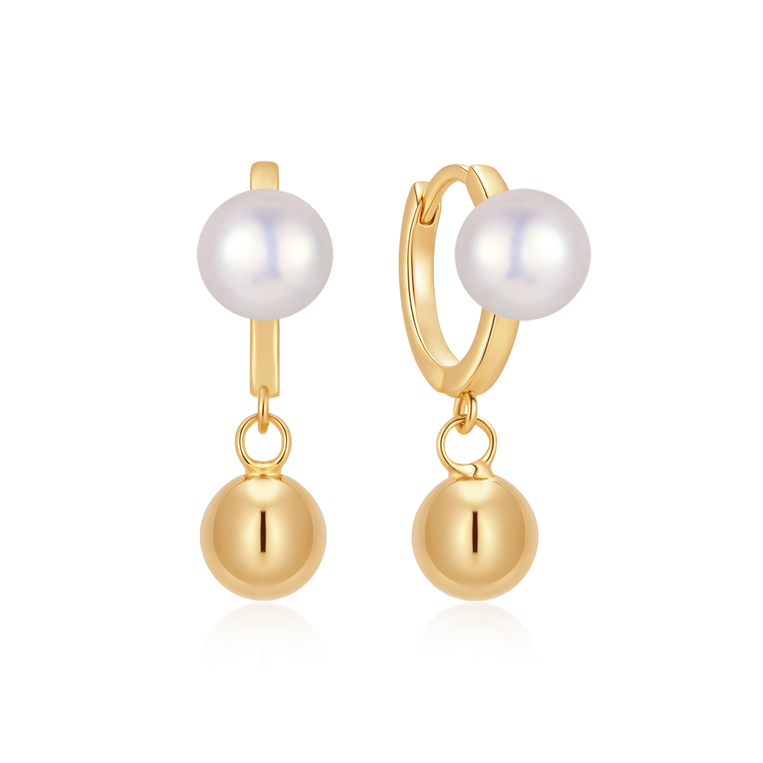 Sølvforgyldt ørestikker F10249755