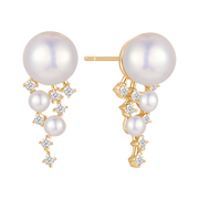 Sølvforgyldt ørestikker F10249775