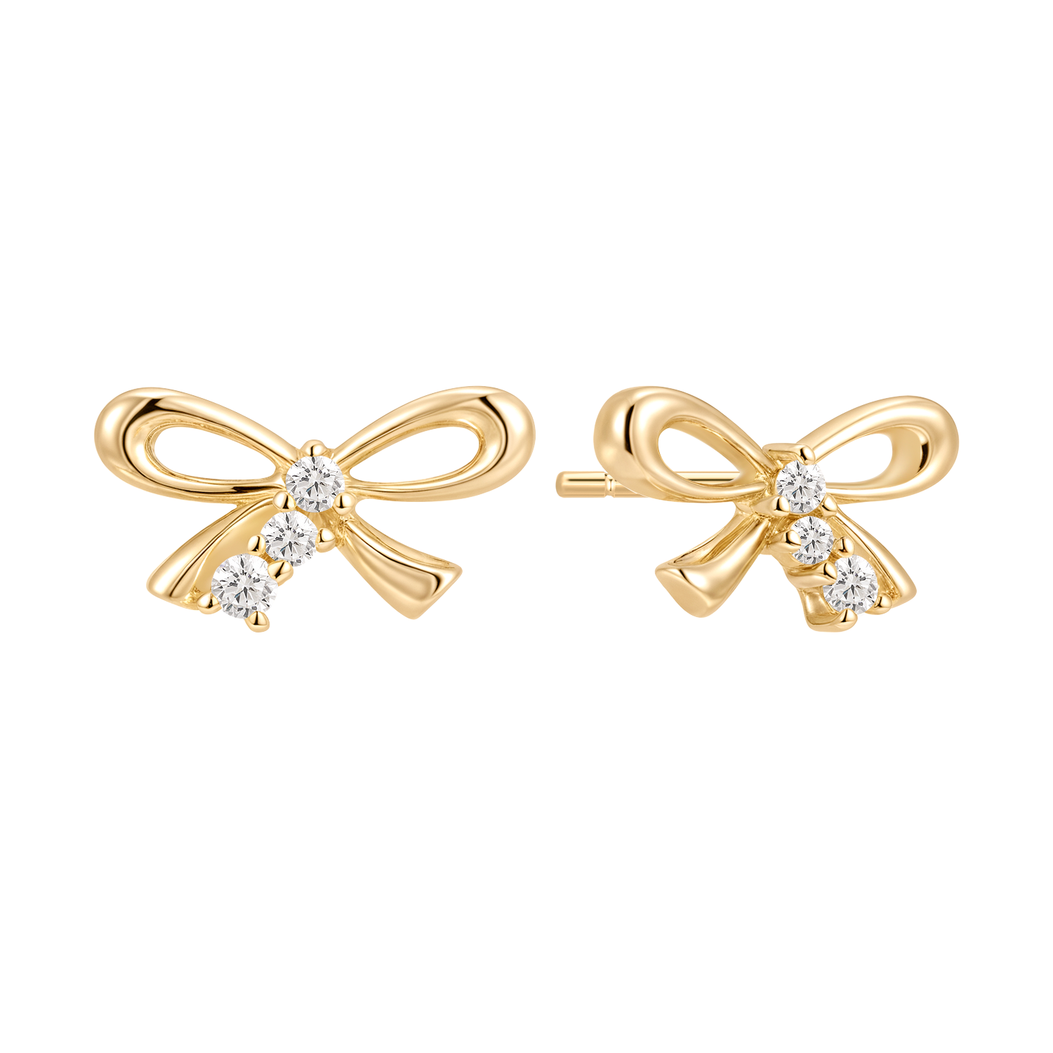 Sølvforgyldt ørestikker F10249778