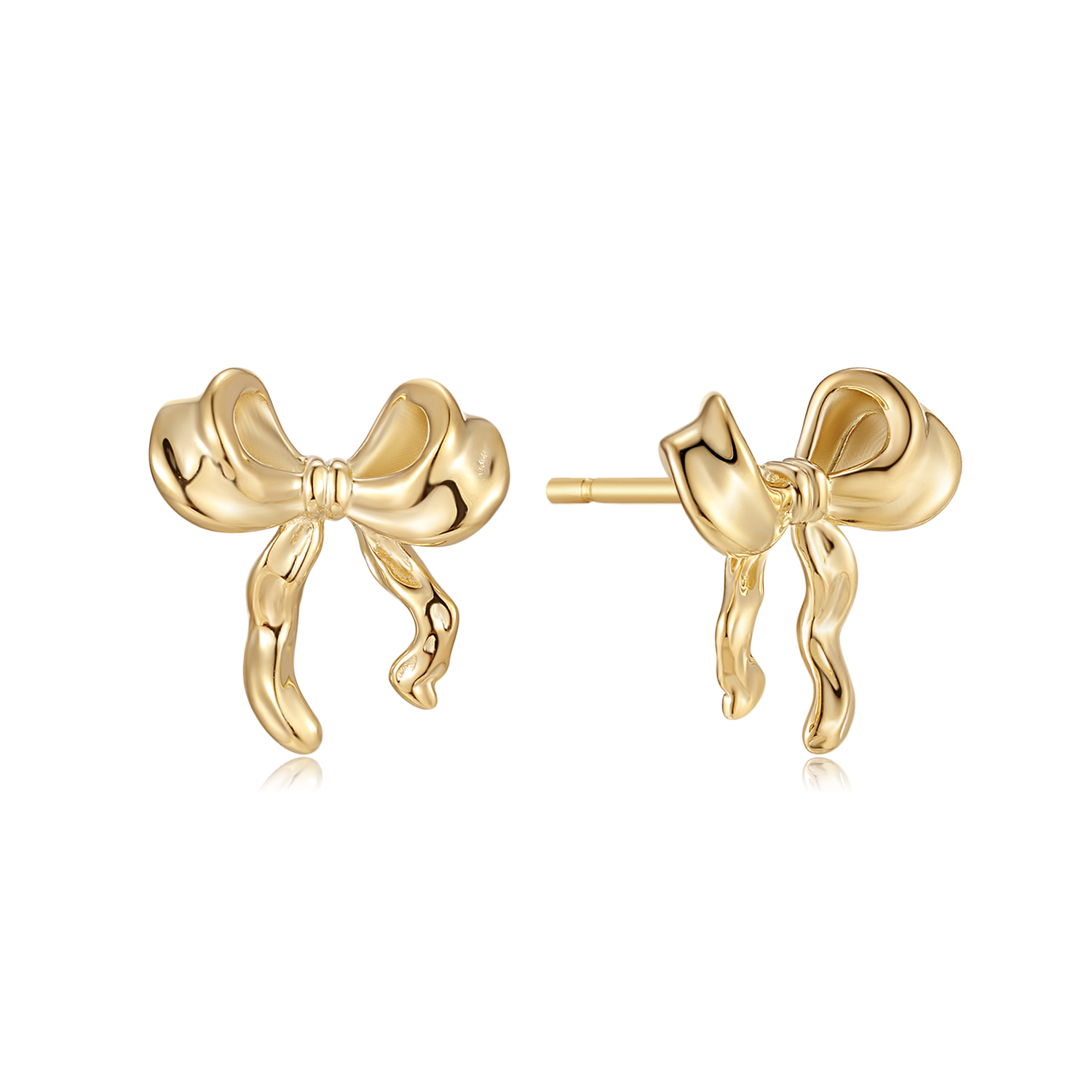 Sølvforgyldt ørestikker F10249834