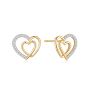 Sølvforgyldt ørestikker F10249842