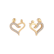 Sølvforgyldt ørestikker F10249843