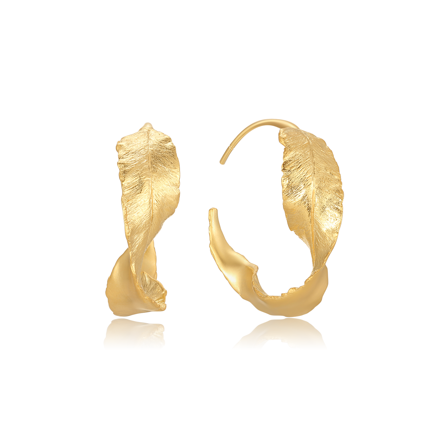 Sølvforgyldt ørestikker F10255978