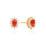 Sølvforgyldt ørestikker F10262001