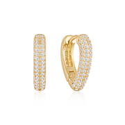 Sølvforgyldt creoler F10262526