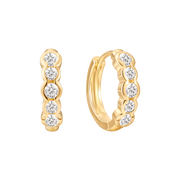 Sølvforgyldt creoler F10262530