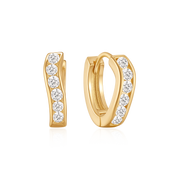 Sølvforgyldt creoler F10262531