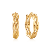 Sølvforgyldt creoler F10262532