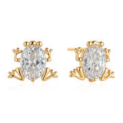 Sølvforgyldt ørestikker F10262543