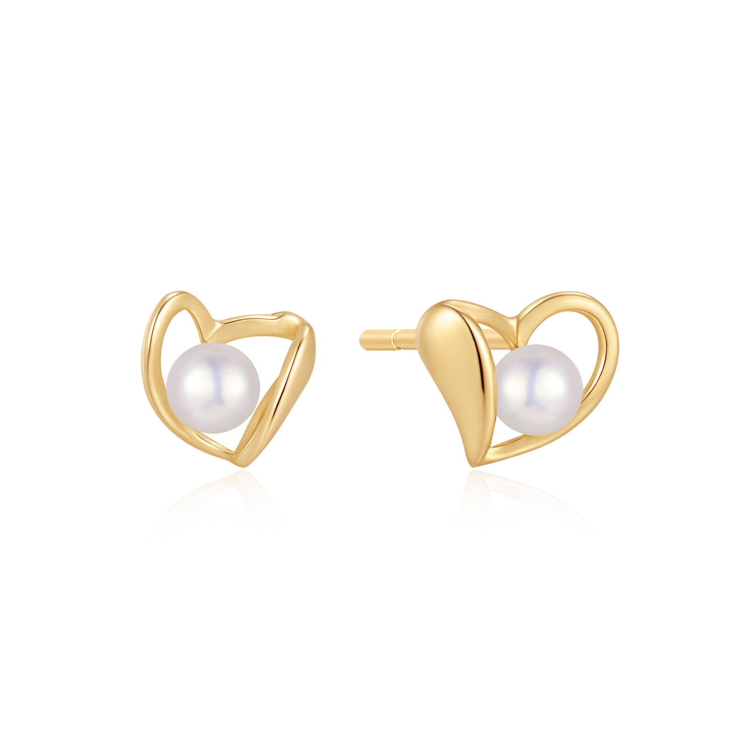 Sølvforgyldt ørestikker F10262660