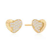 Sølvforgyldt ørestikker F10262665