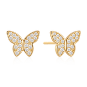 Sølvforgyldt ørestikker F10262771